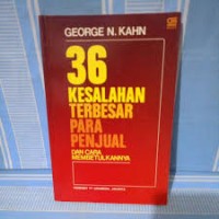 36 Kesalahan Terbesar Para Penjual dan Cara Membetulkannya