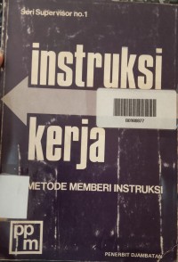 INSTRUKSI KERJA metode member instruksi