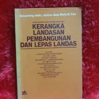 Kerangka Landasan Pembangunan Dam Lepas Landas