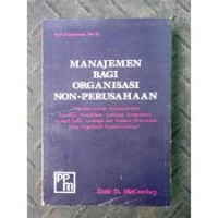 MANAJEMEN BAGI ORGANISASI NON-PERUSAHAAN