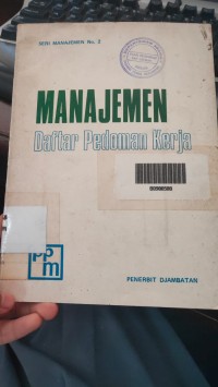 MANAJEMEN Daftar Pedoman Kerja