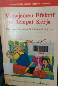 Manajemen Efektif di Tempat Kerja