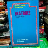 MATRIKS (Versi SI / Metrik) : Seri Buku Schaum Teori dan Soal-Soal