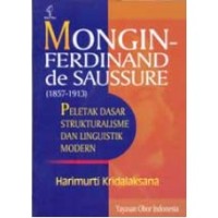 Moning Ferdindand de saussure