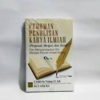 Pedoman Penulisan Karya Ilmiah