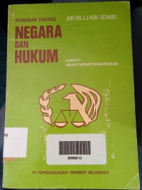 Pemikiran Tentang Negara Dan Hukum