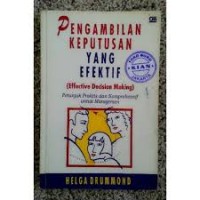 PENGAMBILAN KEPUTUSAN YANG EFEKTIF