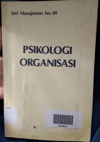 PSIKOLOGI ORGANISASI